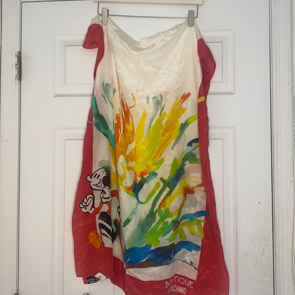 Moschino silk scarf